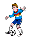 Sport plaatjes Voetballers 