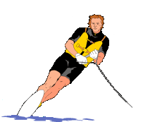 Sport plaatjes Waterskien 