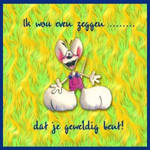 Tags Wenskaarten Ik Wou Zeggen Dat Je Geweldig Bent Wenskaart