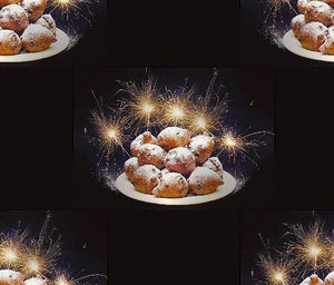 Nieuw jaar Achtergronden Oud En Nieuw Oliebollen