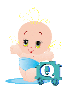 Alfabetten Baby 13 Letter Q