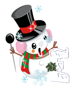 Alfabetten Kerst sneeuwpop Sneeuwpop Glittertjes