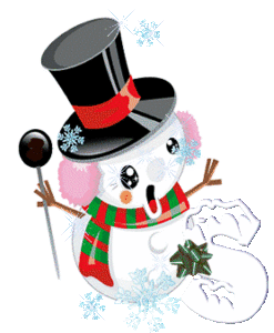 Alfabetten Kerst sneeuwpop 