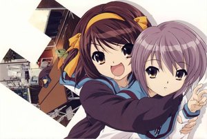 Anime The melancholy of haruhi suzumiya 
