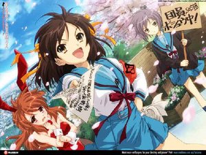 Anime The melancholy of haruhi suzumiya 