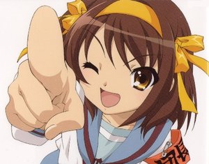 Anime The melancholy of haruhi suzumiya 