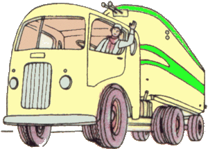 Beroepen plaatjes Vrachtwagenchauffeur 