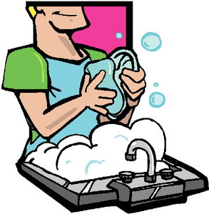 Cliparts Activiteiten Afwassen 