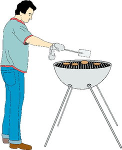 Cliparts Activiteiten Barbecuen 