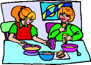 Cliparts Activiteiten Lunchen 