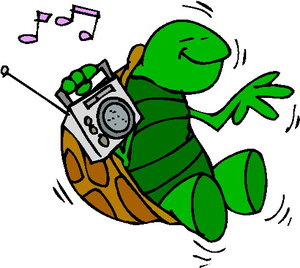 Cliparts Activiteiten Muziek luisteren 