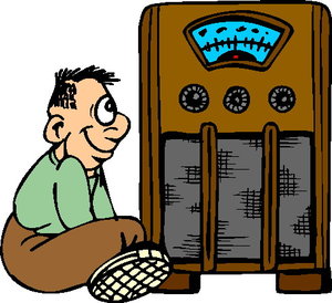 Cliparts Activiteiten Muziek luisteren 