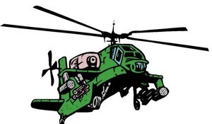 Cliparts Activiteiten Oorlog Helikopter Apache