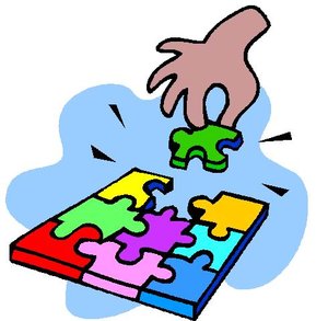 Cliparts Activiteiten Puzzelen 