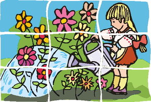 Cliparts Activiteiten Puzzelen 