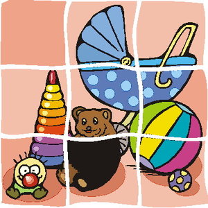 Cliparts Activiteiten Puzzelen Baby Spullen Puzzel