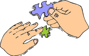 Cliparts Activiteiten Puzzelen 