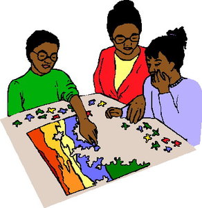 Cliparts Activiteiten Puzzelen 