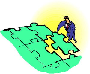 Cliparts Activiteiten Puzzelen 