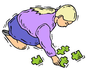 Cliparts Activiteiten Puzzelen 