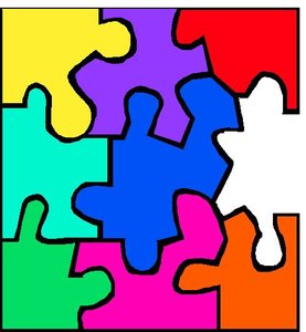 Cliparts Activiteiten Puzzelen 
