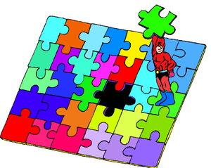 Cliparts Activiteiten Puzzelen 