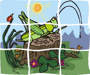 Cliparts Activiteiten Puzzelen 