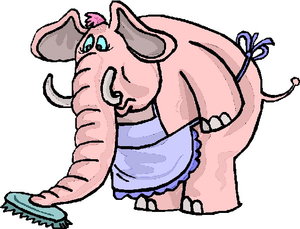 Cliparts Activiteiten Schoonmaken 