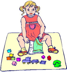 Cliparts Activiteiten Spelende kinderen 