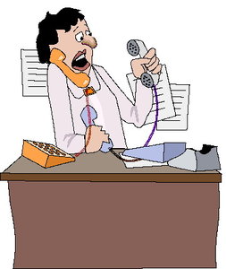 Cliparts Activiteiten Telefoneren 