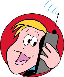 Cliparts Activiteiten Telefoneren 