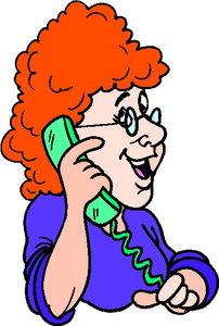Cliparts Activiteiten Telefoneren 