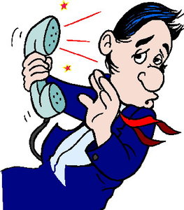 Cliparts Activiteiten Telefoneren 