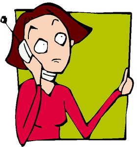 Cliparts Activiteiten Telefoneren 
