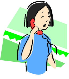 Cliparts Activiteiten Telefoneren 