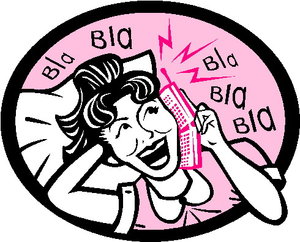 Cliparts Activiteiten Telefoneren Telefoneren Vrouw Roze