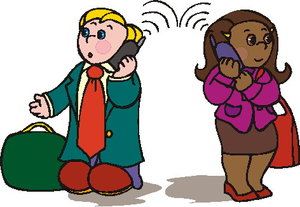 Cliparts Activiteiten Telefoneren 