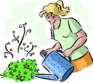 Cliparts Activiteiten Tuinieren 