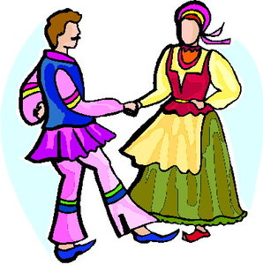 Cliparts Activiteiten Volksdansen 