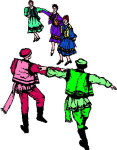 Cliparts Activiteiten Volksdansen 