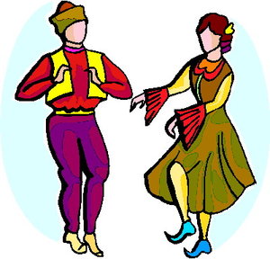 Cliparts Activiteiten Volksdansen 