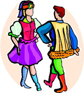 Cliparts Activiteiten Volksdansen 