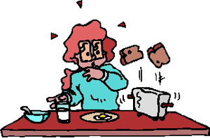 Cliparts Activiteiten Wakker worden Toast