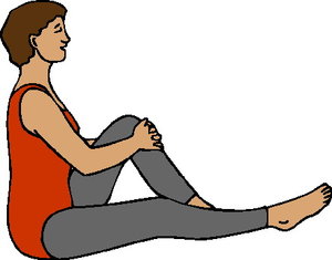 Cliparts Activiteiten Yoga Stretchen Rekken Yoga