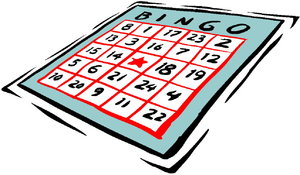 Cliparts Amusement Bordspellen Bingo