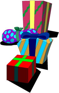 Cliparts Amusement Cadeaus Cadeau Kado Pakjes