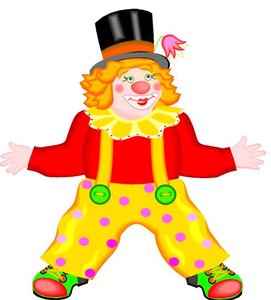 Cliparts Amusement Clowns 
