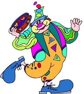 Cliparts Amusement Clowns 