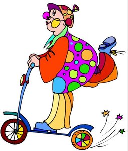 Cliparts Amusement Clowns Clown Pipo Op Step