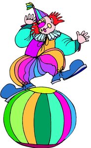 Cliparts Amusement Clowns 
